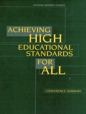 cover image of Achieving High Educational Standards for All